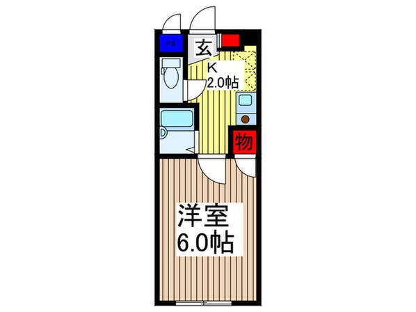 ア－クヒルズ蕨南町の物件間取画像